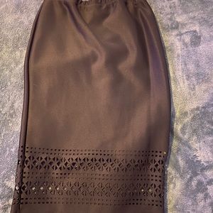 Black Skirt With Pattern